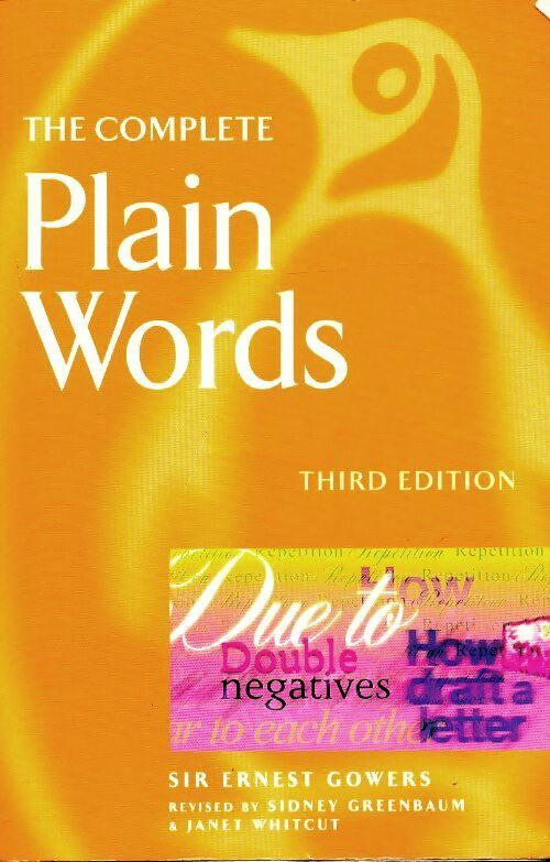 Livrenpoche : The complete plain words - Sir Ernest Gowers - Livre
