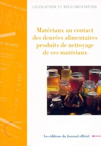 Livrenpoche : Matériaux au contact des denrées alimentaires. : Produits de nettoyage de ces matériaux juin 1997 - Collectif - Livre