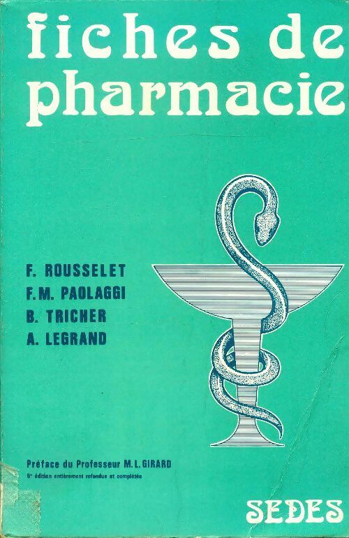 Livrenpoche : Fiches de pharmacie - Collectif - Livre