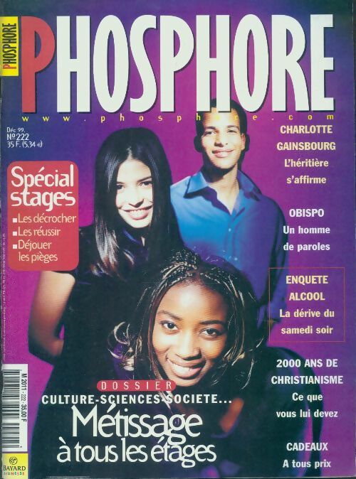Livrenpoche : Phosphore n°222 : Métissage à tous les âges - Collectif - Livre
