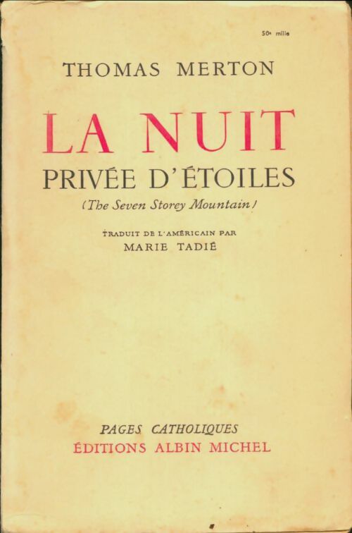 Livrenpoche : La nuit privée d'étoiles - Thomas Merton - Livre