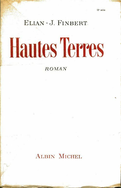 Livrenpoche : Hautes terres - Elian-J. Finbert - Livre