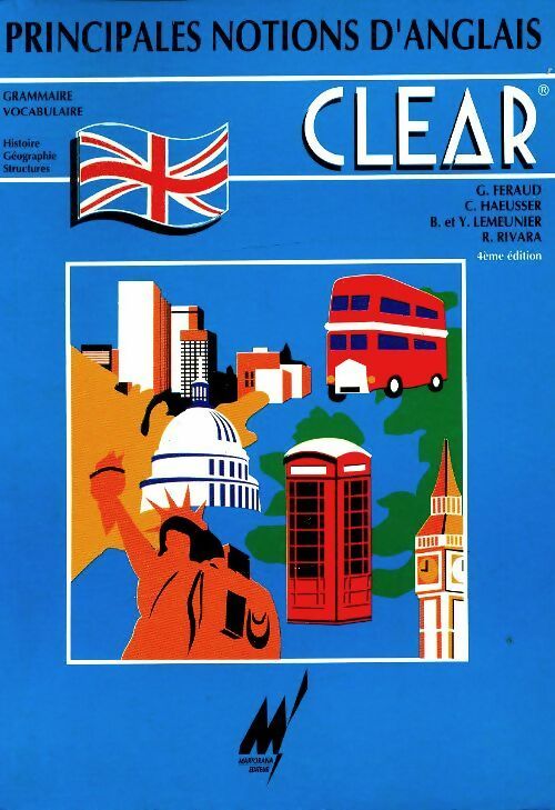 Livrenpoche : Clear pricipales notions d'anglais - Collectif - Livre