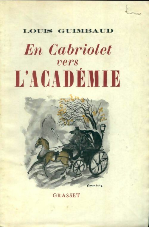 Livrenpoche : En cabriolet vers l'académie - Louis Guimbaud - Livre