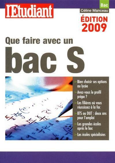 Livrenpoche : Que faire avec un bac S ? - Céline Manceau - Livre