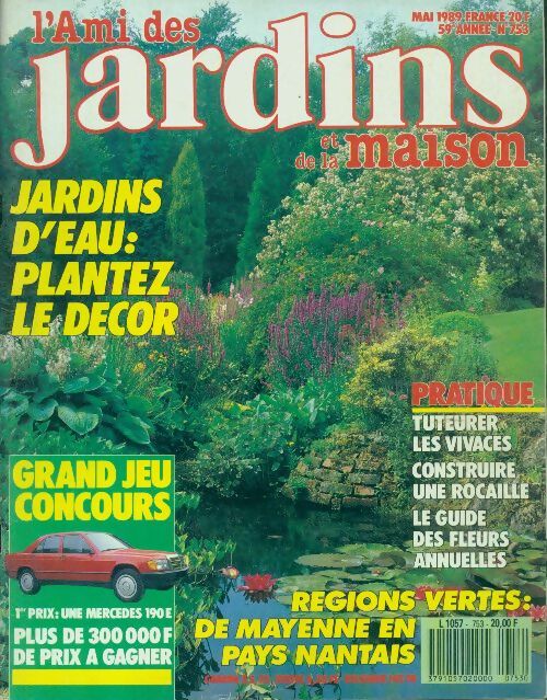 Livrenpoche : L'ami des jardins et de la maison n°753 : Jardins d'eau : plantez le décor - Collectif - Livre
