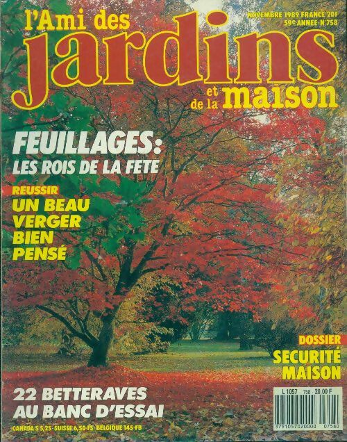 Livrenpoche : L'ami des jardins et de la maison n°758 : Feuillages : les rois de la fête - Collectif - Livre