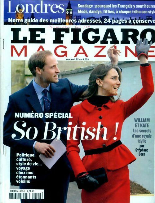Livrenpoche : Le Figaro magazine n°422 : So British ! - Collectif - Livre