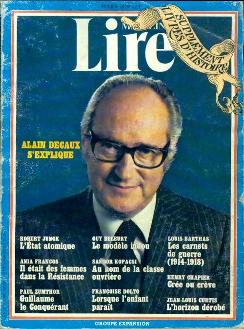 Livrenpoche : Lire n°43 : Alain Decaux s'explique - Collectif - Livre