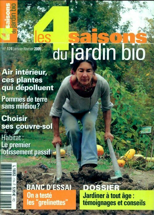 Livrenpoche : Les 4 saisons du jardin bio n°174 - Collectif - Livre