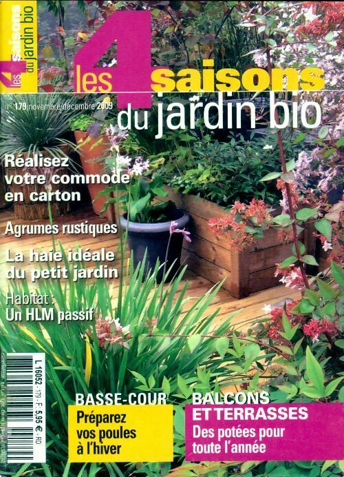 Livrenpoche : Les 4 saisons du jardin bio n°179 - Collectif - Livre