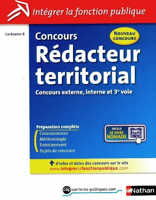 Livrenpoche : Concours redacteur territorial catégorie B - Pascal Tuccinardi - Livre