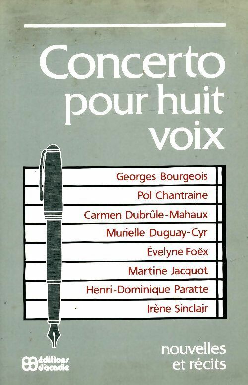 Livrenpoche : Concerto pour huit voix - Collectif - Livre