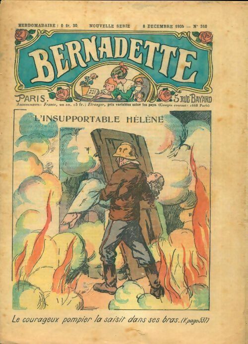 Livrenpoche : Bernadette n°310 : L'insupportable Hélène - Collectif - Livre