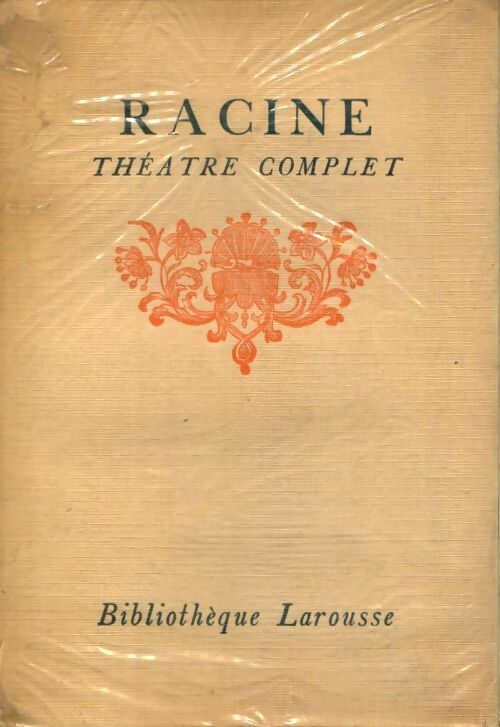 Livrenpoche : Théâtre complet Tome I - Jean Racine - Livre