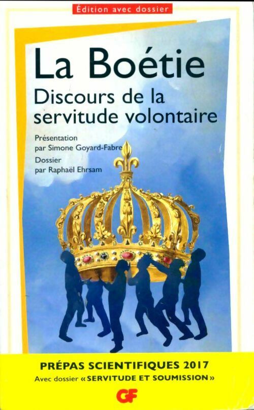 Livrenpoche : Le discours de la servitude volontaire - Etienne De la Boétie - Livre