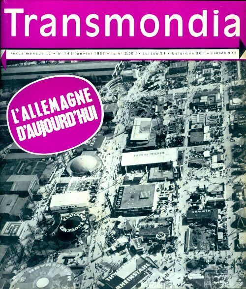 Livrenpoche : Transmondia n°148 : L'Allemagne d'aujourd'hui - Collectif - Livre