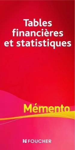 Livrenpoche : Tables financières et statistiques - Pascal Falguières - Livre