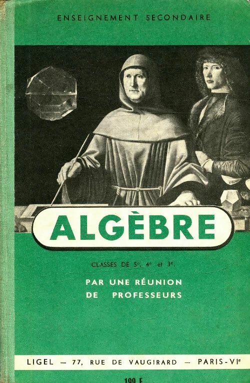 Livrenpoche : Algèbre 5e, 4e, 3e - Collectif - Livre