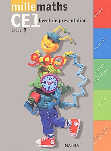 Livrenpoche : Millemaths CE1. Livret de présentation - Jean-Luc Brégeon - Livre