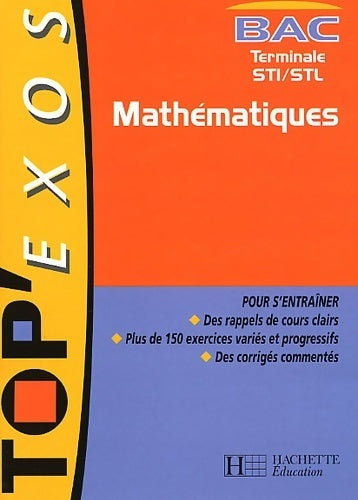 Livrenpoche : Mathématiques Terminale STI/STL - Collectif - Livre