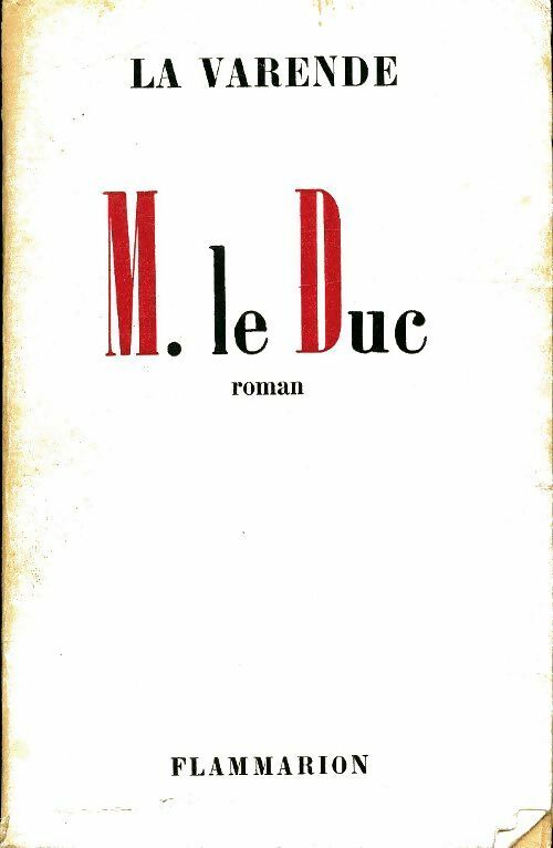 Livrenpoche : M. Le Duc - La Varende - Livre