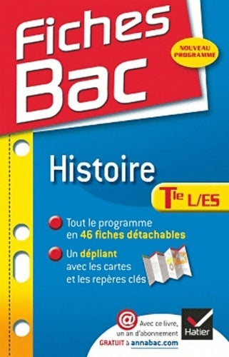 Livrenpoche : Histoire Terminale L, ES - Elisabeth Brisson - Livre