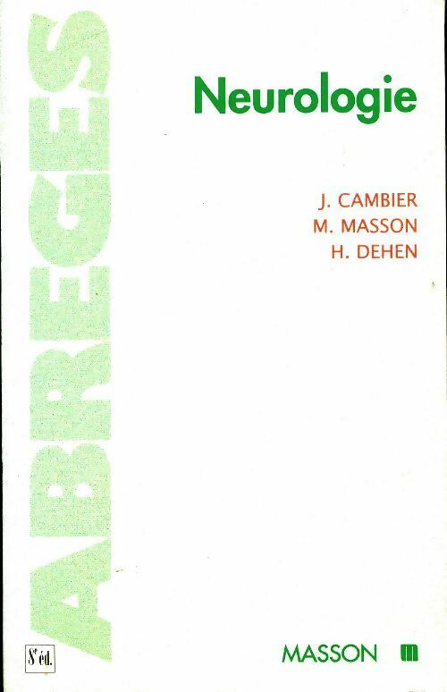 Livrenpoche : Neurologie - Jean Cambier - Livre