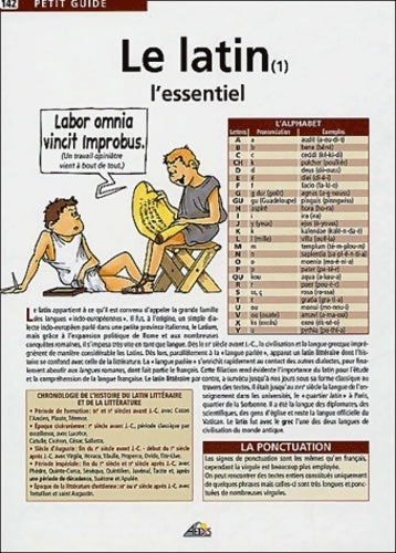 Livrenpoche : Le latin (1) - Martina Krcmar - Livre