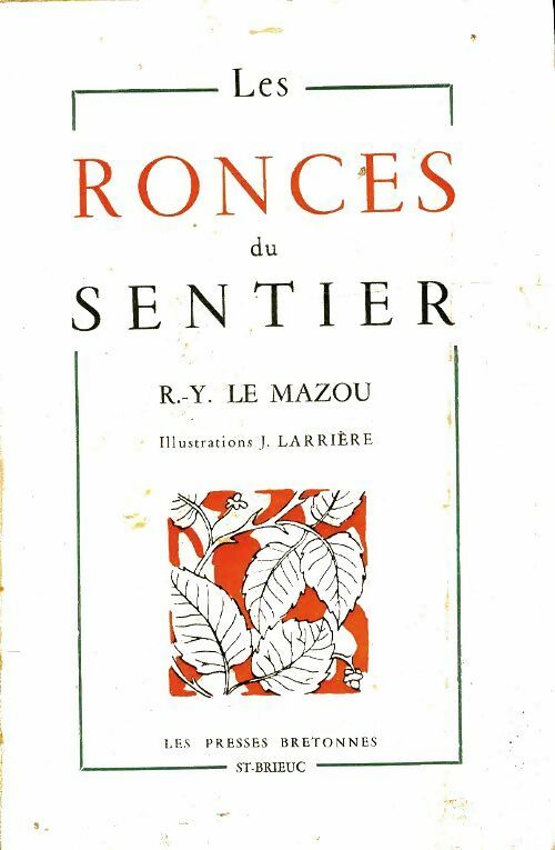 Livrenpoche : Le ronces du sentier - René Yves Le Mazou - Livre