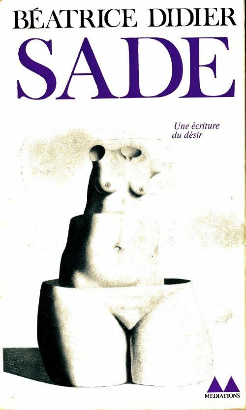 Livrenpoche : Sade - Béatrice Didier - Livre