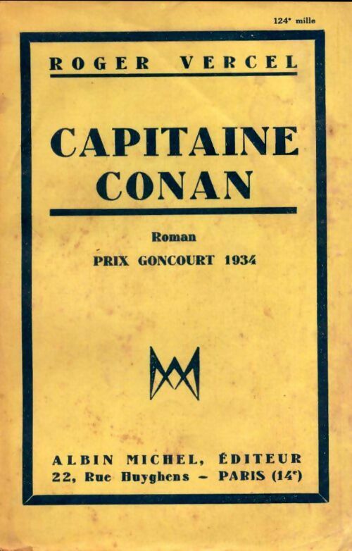 Livrenpoche : Capitaine Conan - Roger Vercel - Livre