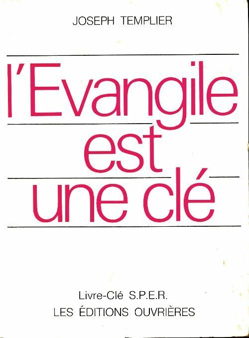 Livrenpoche : L'Evangile est une clé - Joseph Templier - Livre