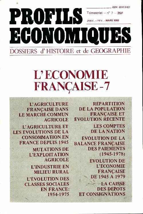 Livrenpoche : Profils économiques n°7 - Collectif - Livre