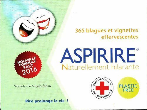 Livrenpoche : Aspirine, 365 blagues et vignettes effervescentes 2016 - Collectif - Livre