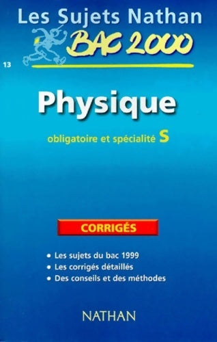 Livrenpoche : Physique-chimie Terminale S obligation et spécialité corrigés - Michel Faye - Livre
