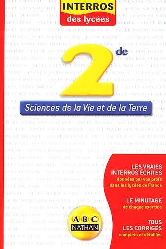 Livrenpoche : Science de la vie et de la terre Seconde - Collectif - Livre