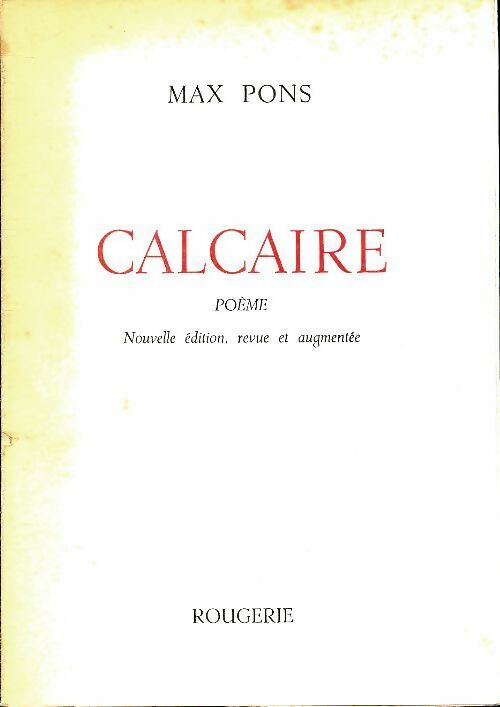 Livrenpoche : Calcaire - Max Pons - Livre