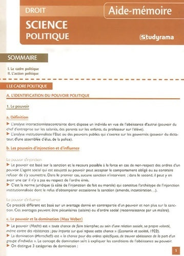 Livrenpoche : Science politique - Antoine Meslet - Livre