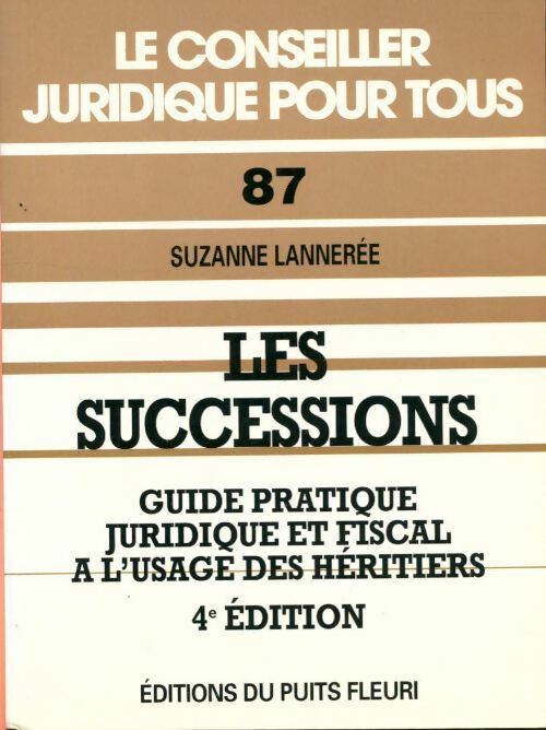 Livrenpoche : Les successions - Suzanne Lannerée - Livre