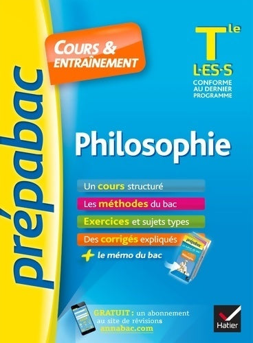 Livrenpoche : Philosophie Terminale L, ES, S - Patrick Ghrenassia - Livre