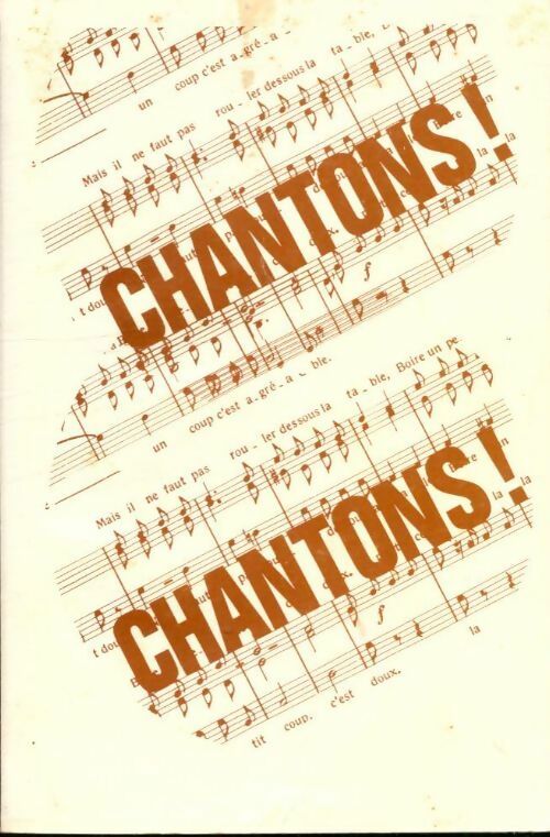 Livrenpoche : Chantons chantons - Collectif - Livre