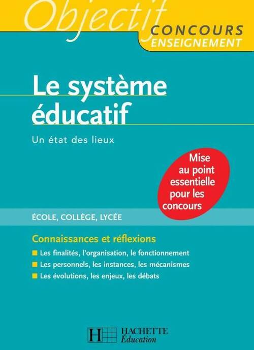 Livrenpoche : Le système éducatif - Jean-Louis Auduc - Livre