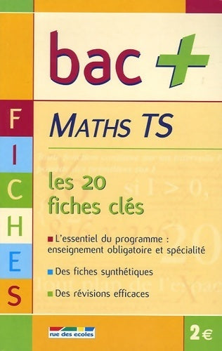 Livrenpoche : Maths Terminale S - Bénédicte Bourgeois - Livre