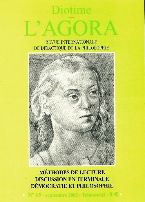 Livrenpoche : Diotime L'Agora n°15 - Collectif - Livre