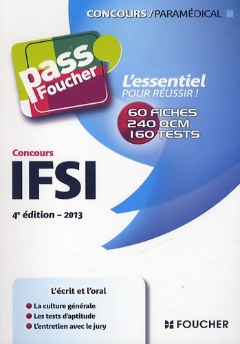 Livrenpoche : Concours IFSI 2013 - Valérie Bonjean - Livre