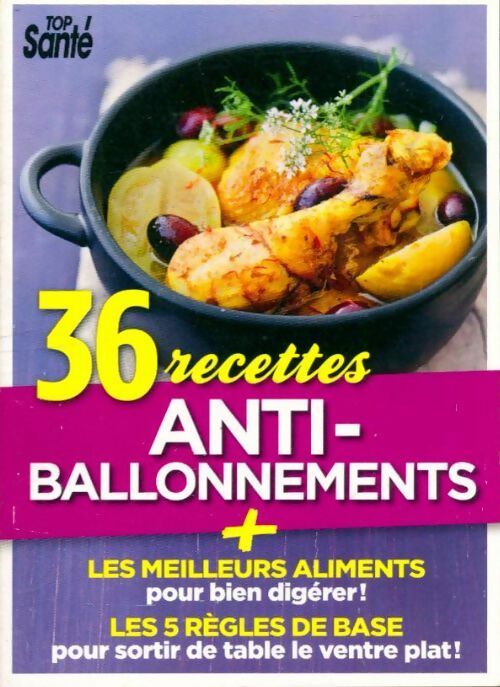 Livrenpoche : 36 recettes anti-ballonnements - Collectif - Livre