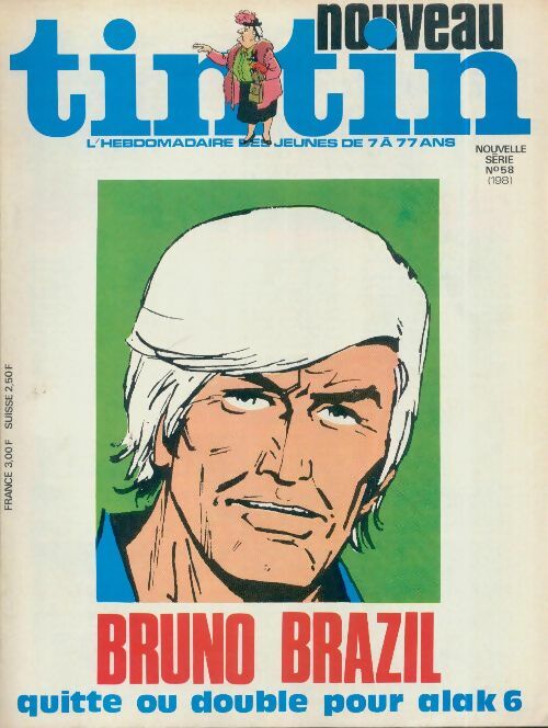 Livrenpoche : Tintin nouveau n°58 : Bruno Brazil - Collectif - Livre