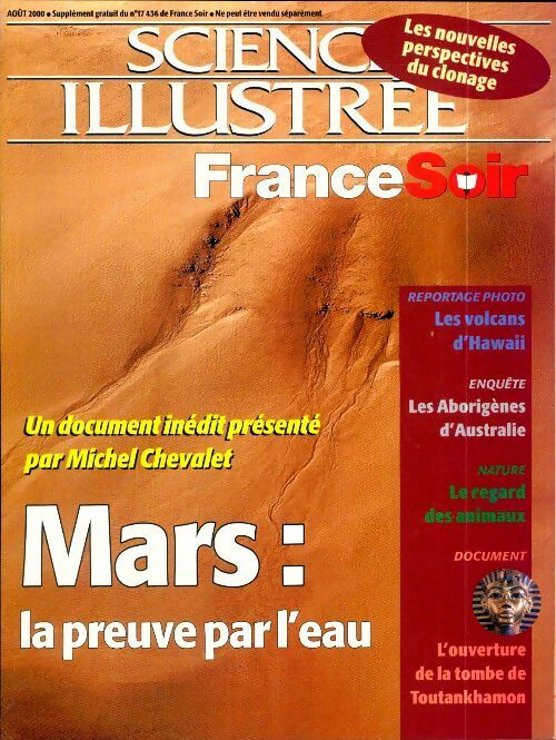 Livrenpoche : Science illustrée supplément France Soir : Mars, la preuve par l'eau - Collectif - Livre