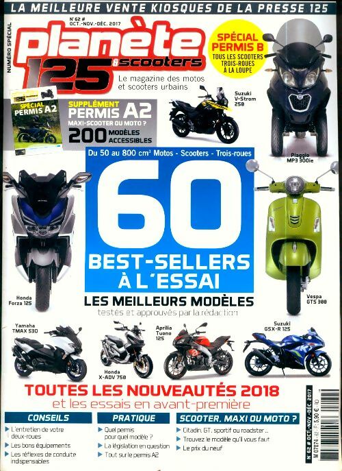 Livrenpoche : Planète 125 & scooter : 60 best-selles à l'essai - Collectif - Livre